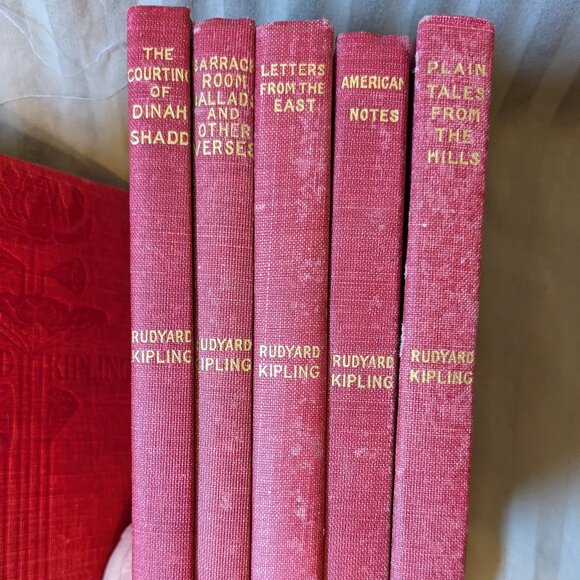 Rudyard Kipling 1908 Antique book set of 13 Kipling’s classic stories - Picture 4 of 12